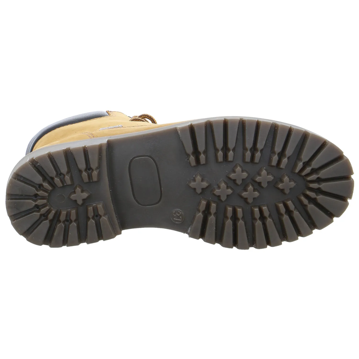 SABALIN Jungen-Winter-Bottine Cognac Leder  Schnür-Boot