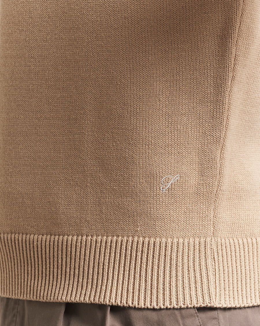 Stenströms Organic Cotton Knitted Sweater Beige