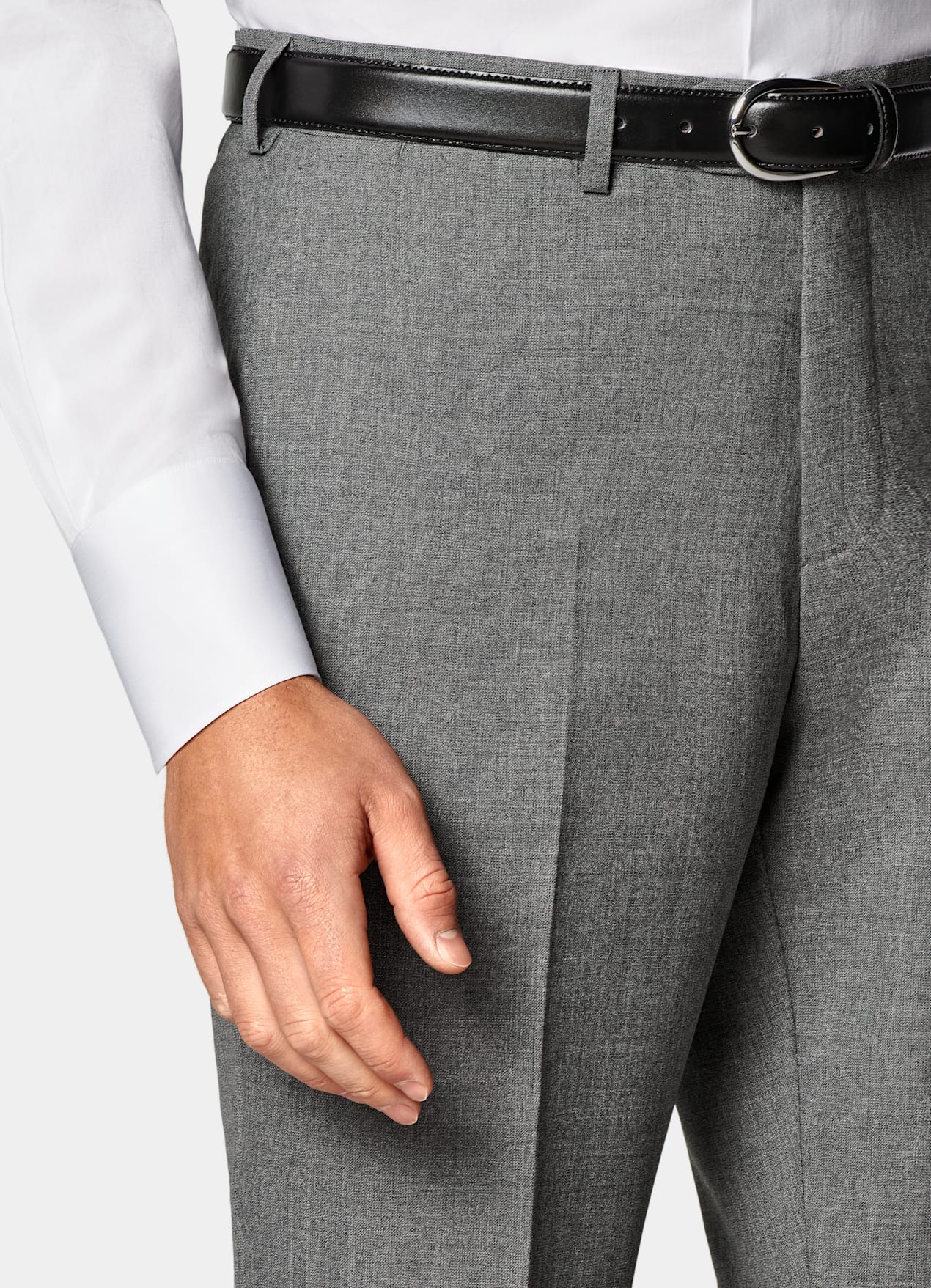 Costume Perennial Lazio coupe Tailored gris moyen