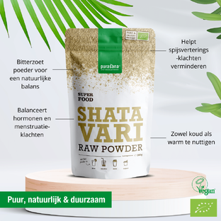 Purasana Vegan Shatavari Raw Powder 200GR
