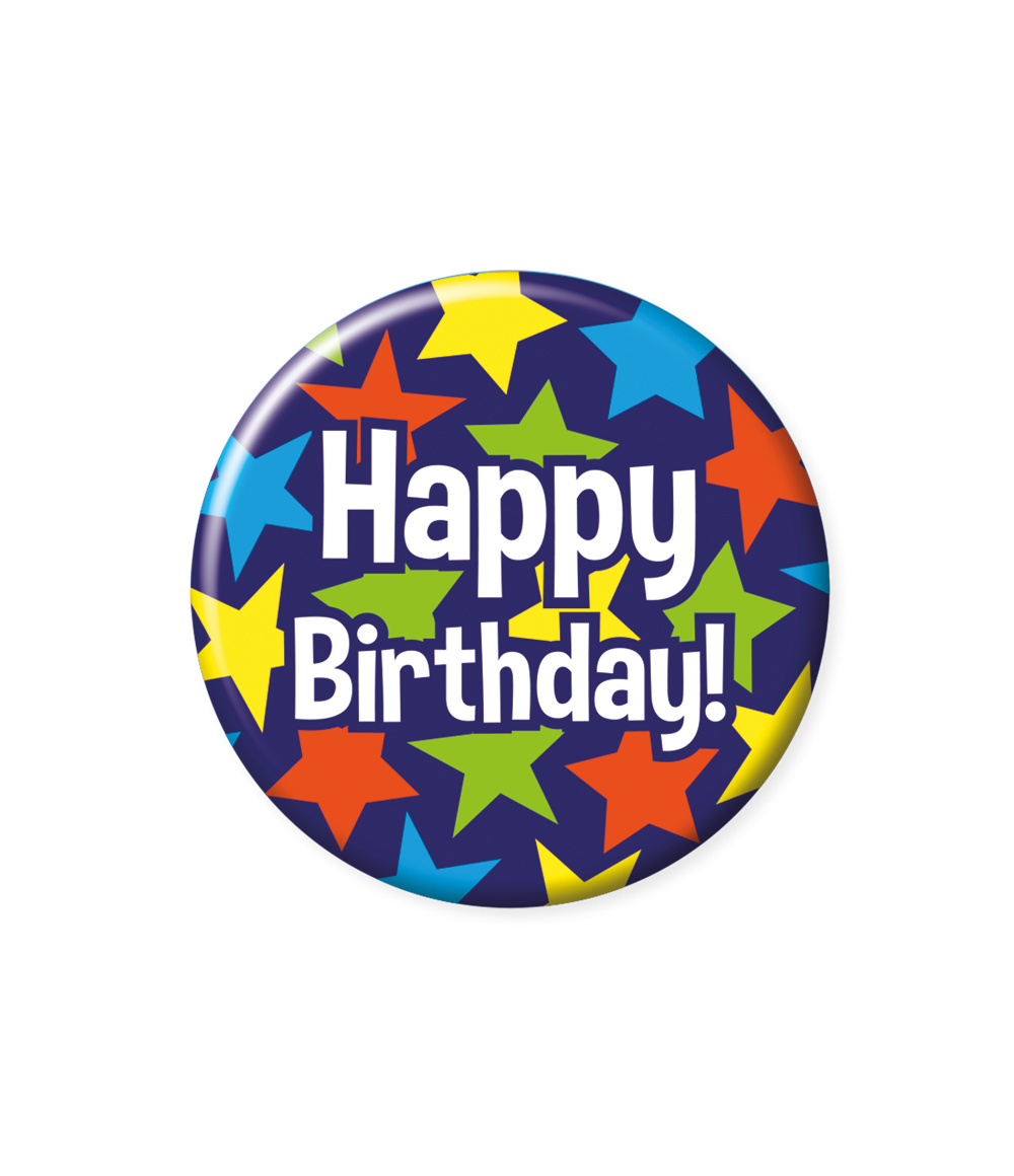 Button Happy Birthday 5,5cm