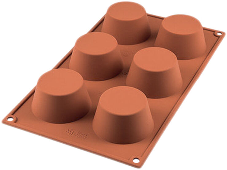 Silikomart MUFFIN. SILIC.ø69. H35 Terracotta