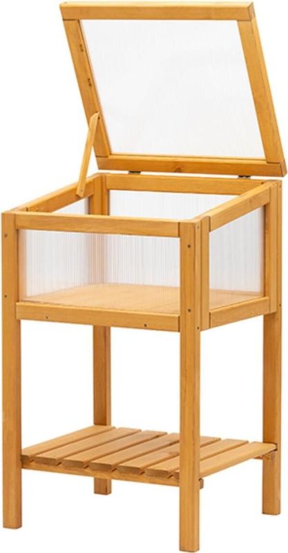 Intratuin - Kweekbak op Poten Susz - Natuurlijk - 59 x 52 x 96 cm