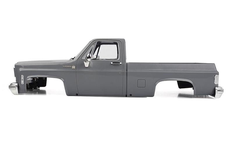 Karosserie Chevrolet K10 Scottsdale unlackiert, 1:10<br>Chevrolet K10 Squarebody Karosserie aus ABS Kunststoff
