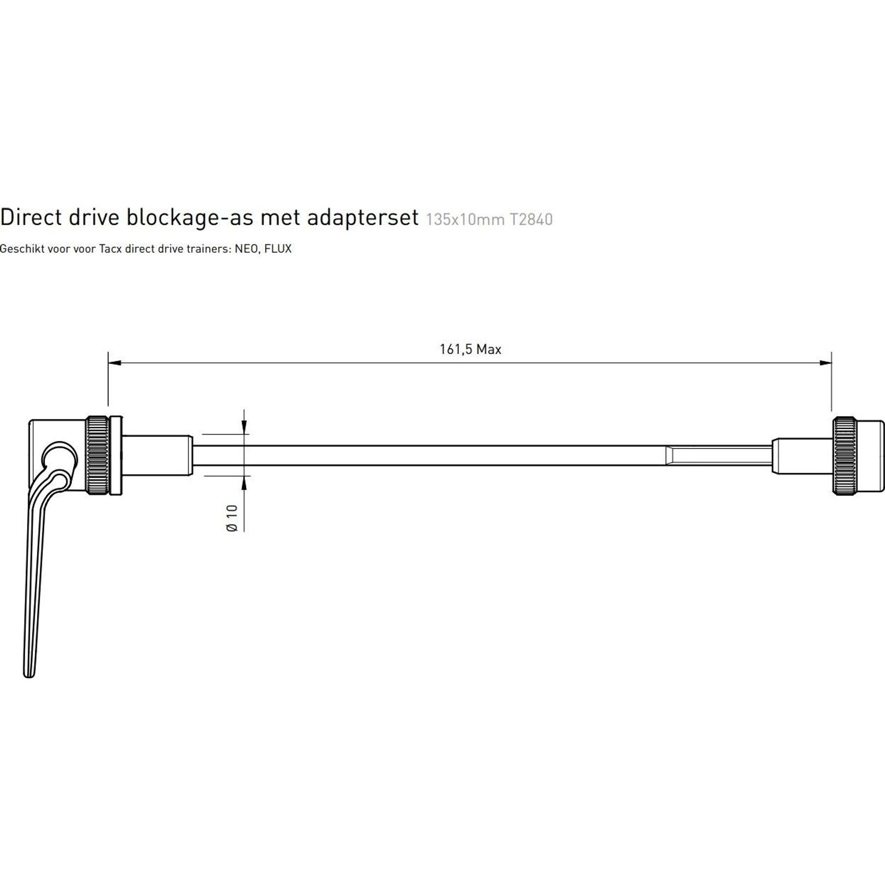 Tacx Steekas Adapter Direct Drive
