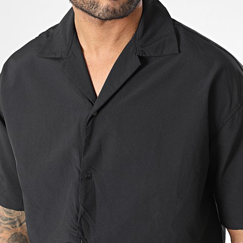 Ensemble Chemise Manches Courtes Et Pantalon Cargo Gris