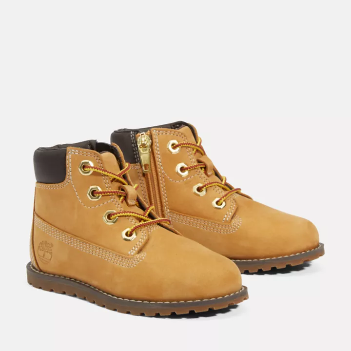 Bota infantil Pokey Pine de 15 cm na cor amarela