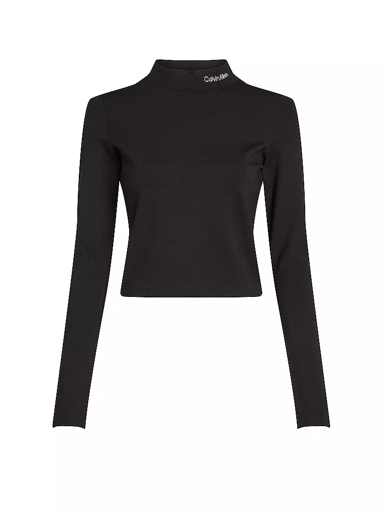 CALVIN KLEIN JEANS Langarmshirt schwarz