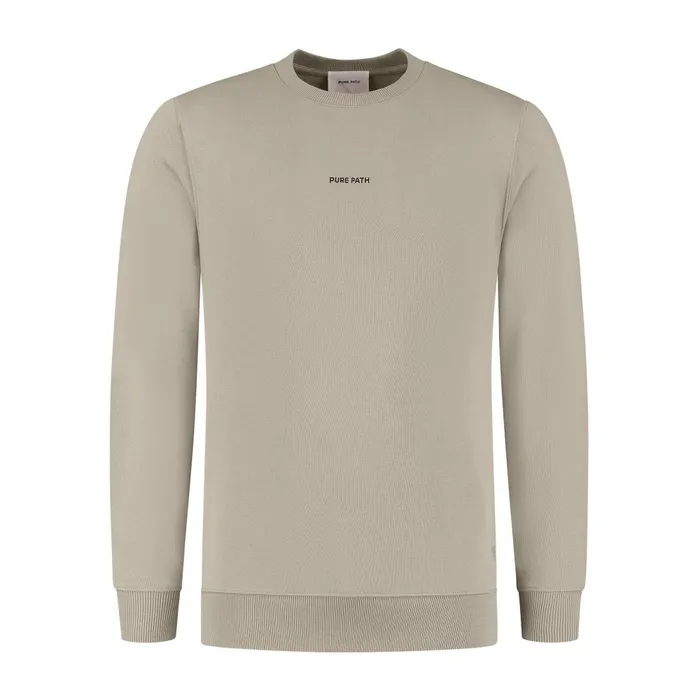 Pure Path Liquid Metal Logo Sweater Heren
