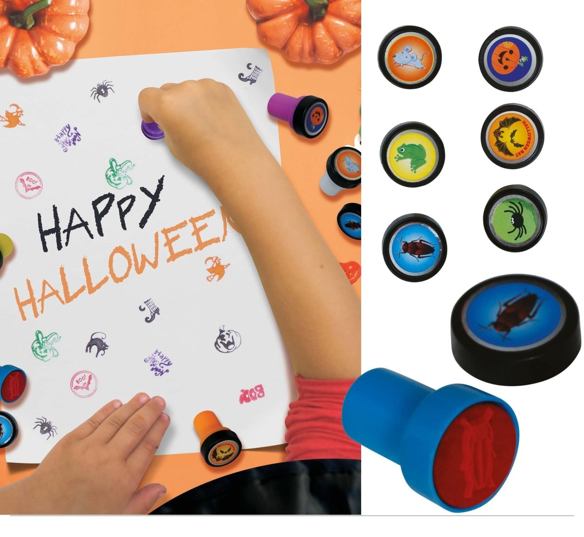 Halloween Stempelset 4cm 6st