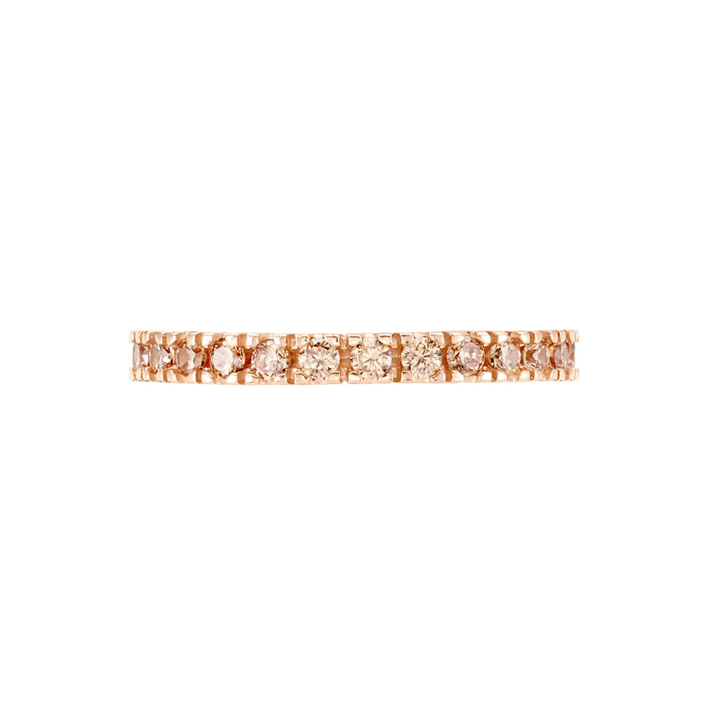Bague Dwight Argent Rose Oxyde De Zirconium