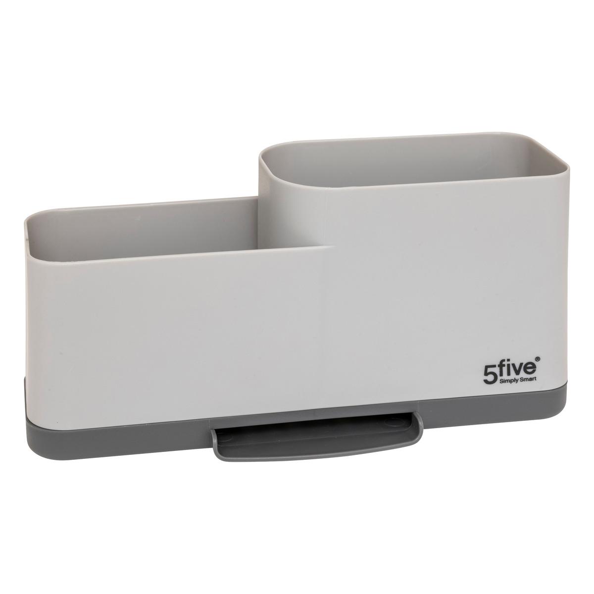 DISTRIBUTEUR A SAVON AVEC ORGANISEUR EVIER NEO GRIS
