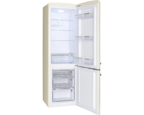 Amica KGCN 387 100 B koel-vriescombinatie, afmetingen (B x H x D): 55 x 181 x 61,5 cm, koelgedeelte: 181 l, vriesgedeelte: 63 l