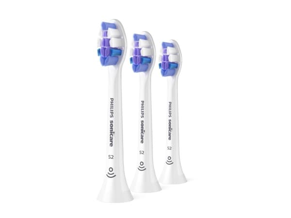 Philips Sonicare S2 Sensitive HX6052 - Utskiftningsbørstehode - for tannbørste - hvit (en pakke 2)