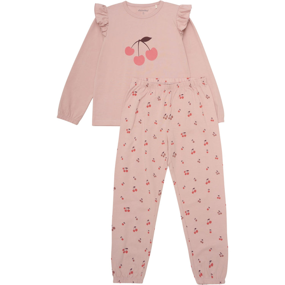 Køb Minymo Misty Rose Pyjamas Ls Sæt Aop
