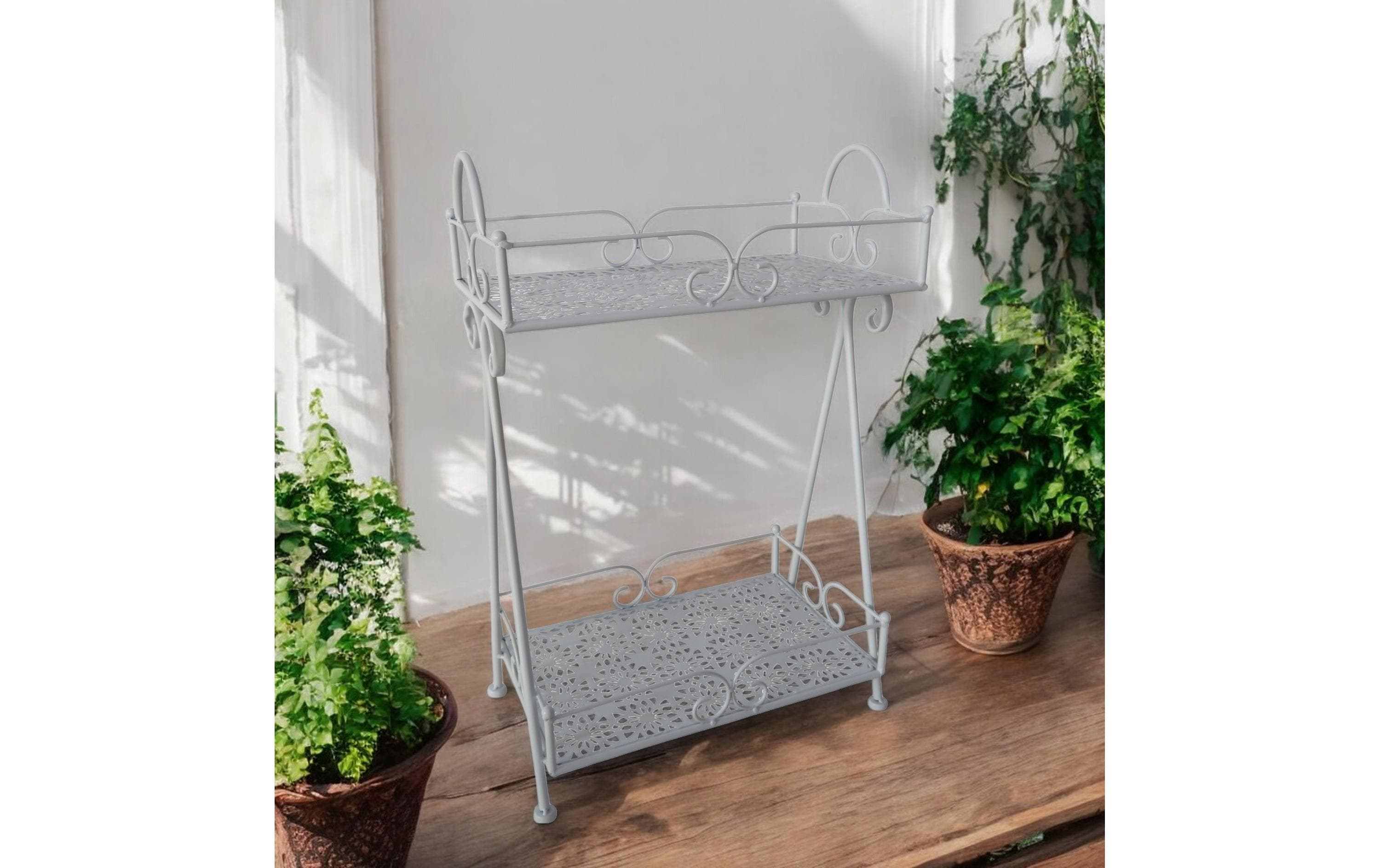 Pflanzenständer 62 cm, WeissPflanzenregal