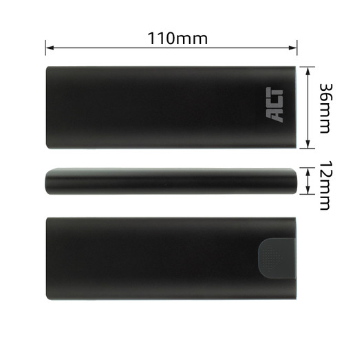 ACT USB-C M.2 NVMe / PCIe SSD Behuizing