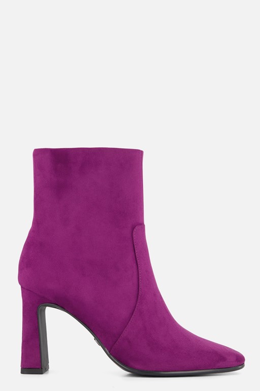 Tamaris Vegan Enkellaarsjes roze Textiel