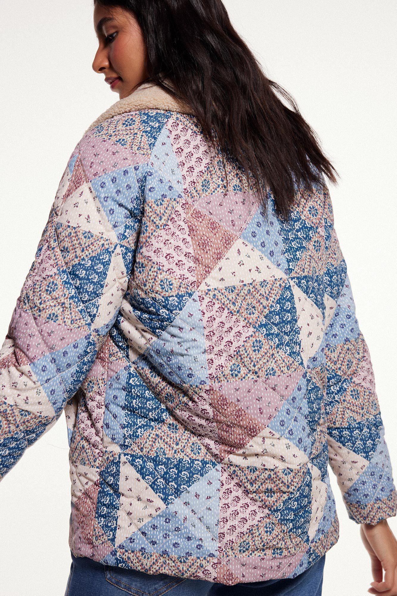 Chaqueta borrego - Multicolor