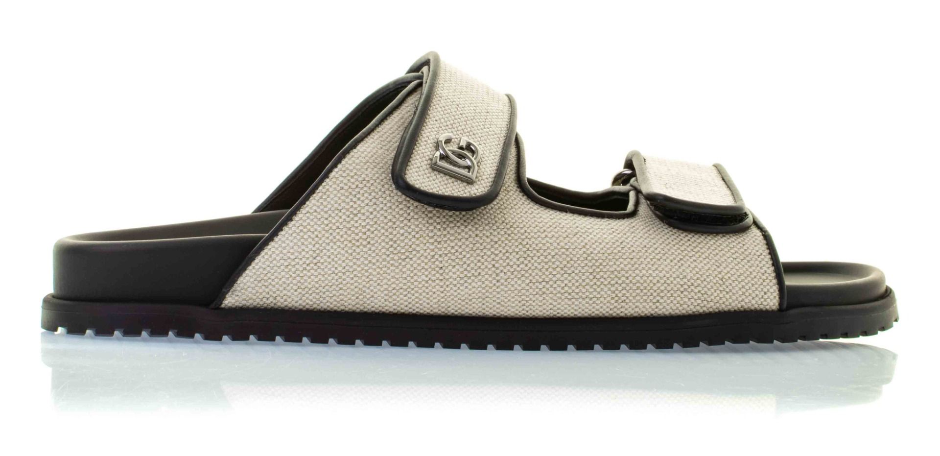Dolce & Gabbana Salt&Pepper Fabric Sandal