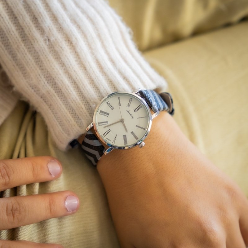 Montre Femme CHTIME bracelet Cuir Gris