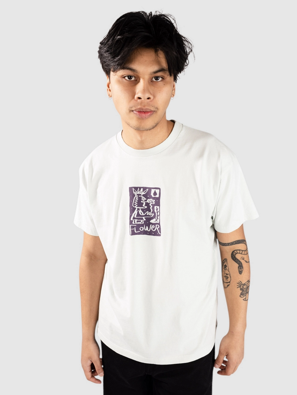 Volcom Flowatch T-Shirt cloud blue