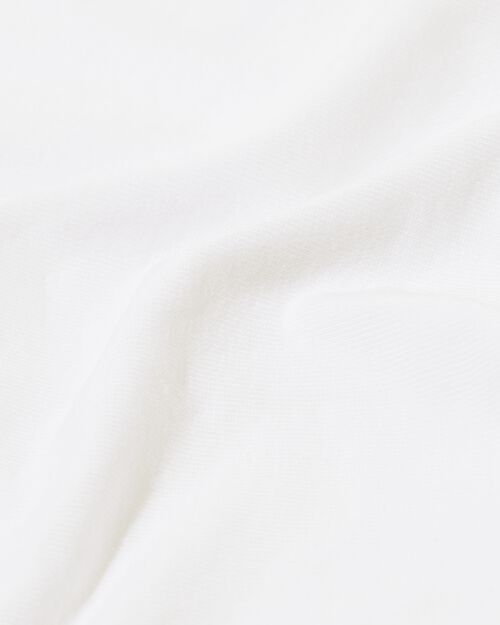 2 strings femme taille haute coton stretch blanc