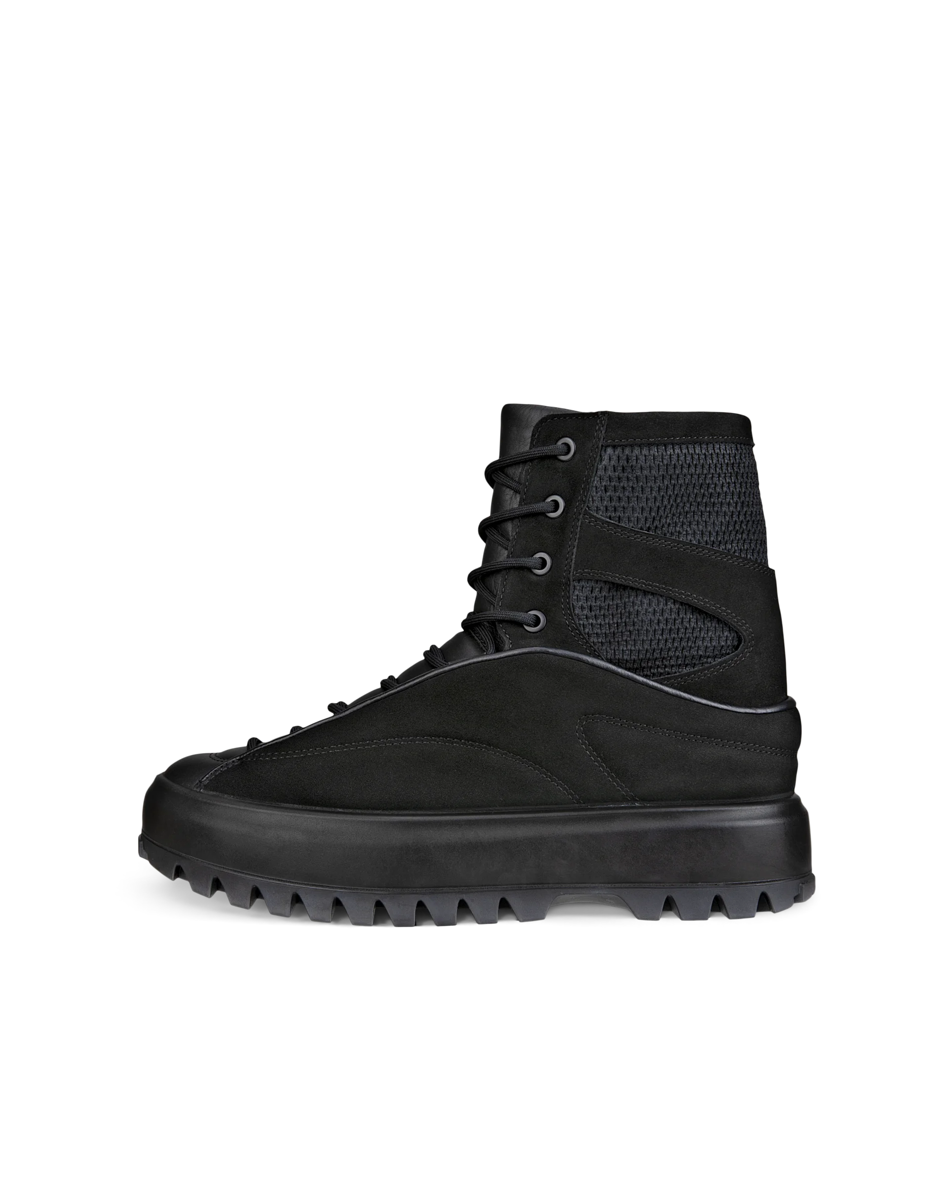 ECCO STREET ACE RAL7000 W Damen Stiefel aus Nubukleder Schwarz
