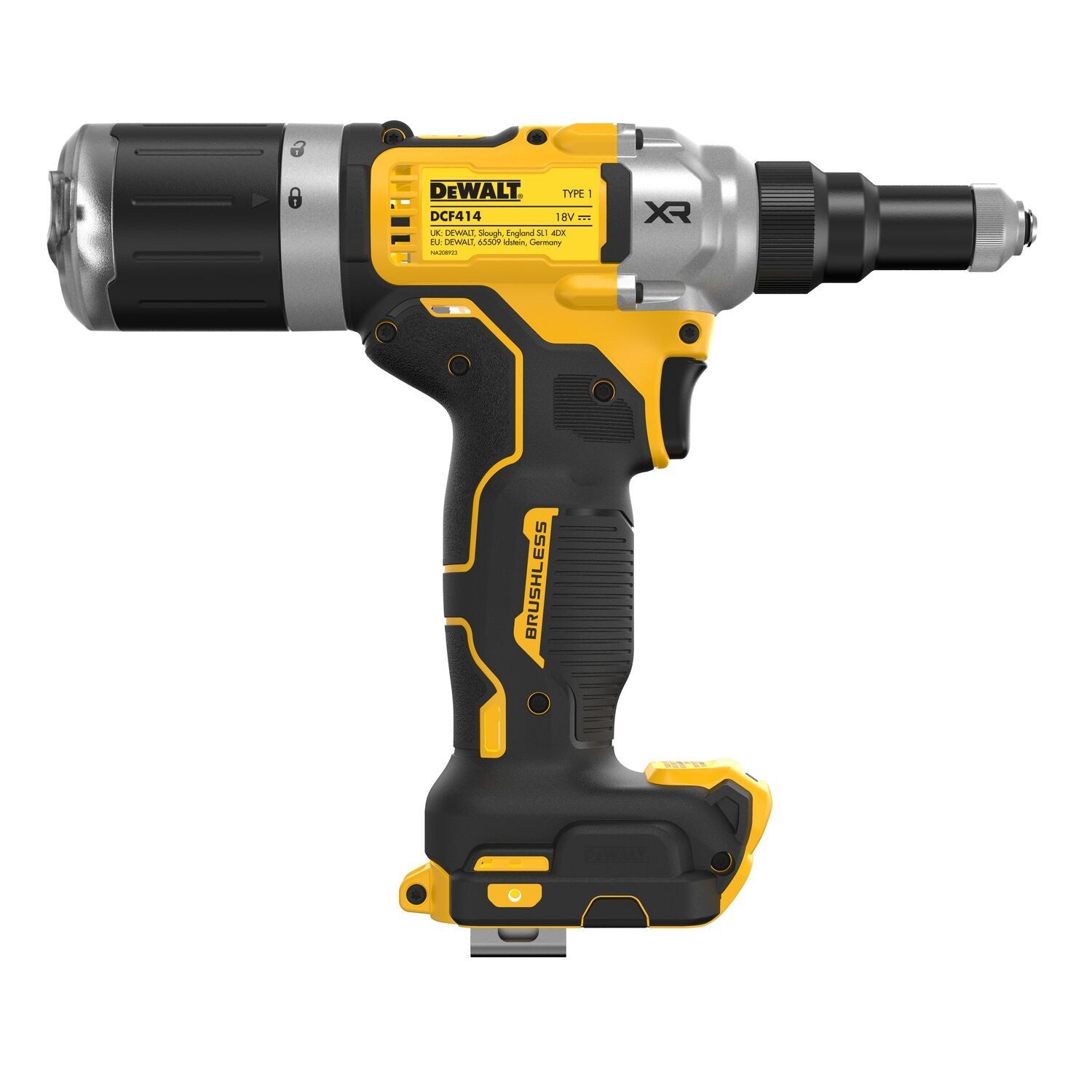 DeWALT DCF414NT Accu blindklinknageltang 18V XR Basic Body in TSTAK