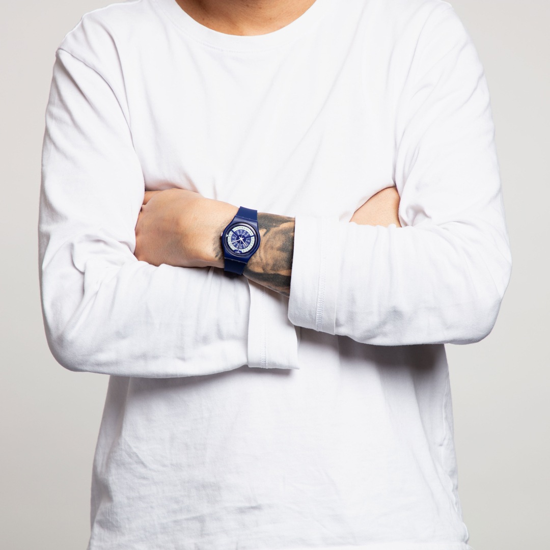 Swatch Original 34 N-Igma Navy