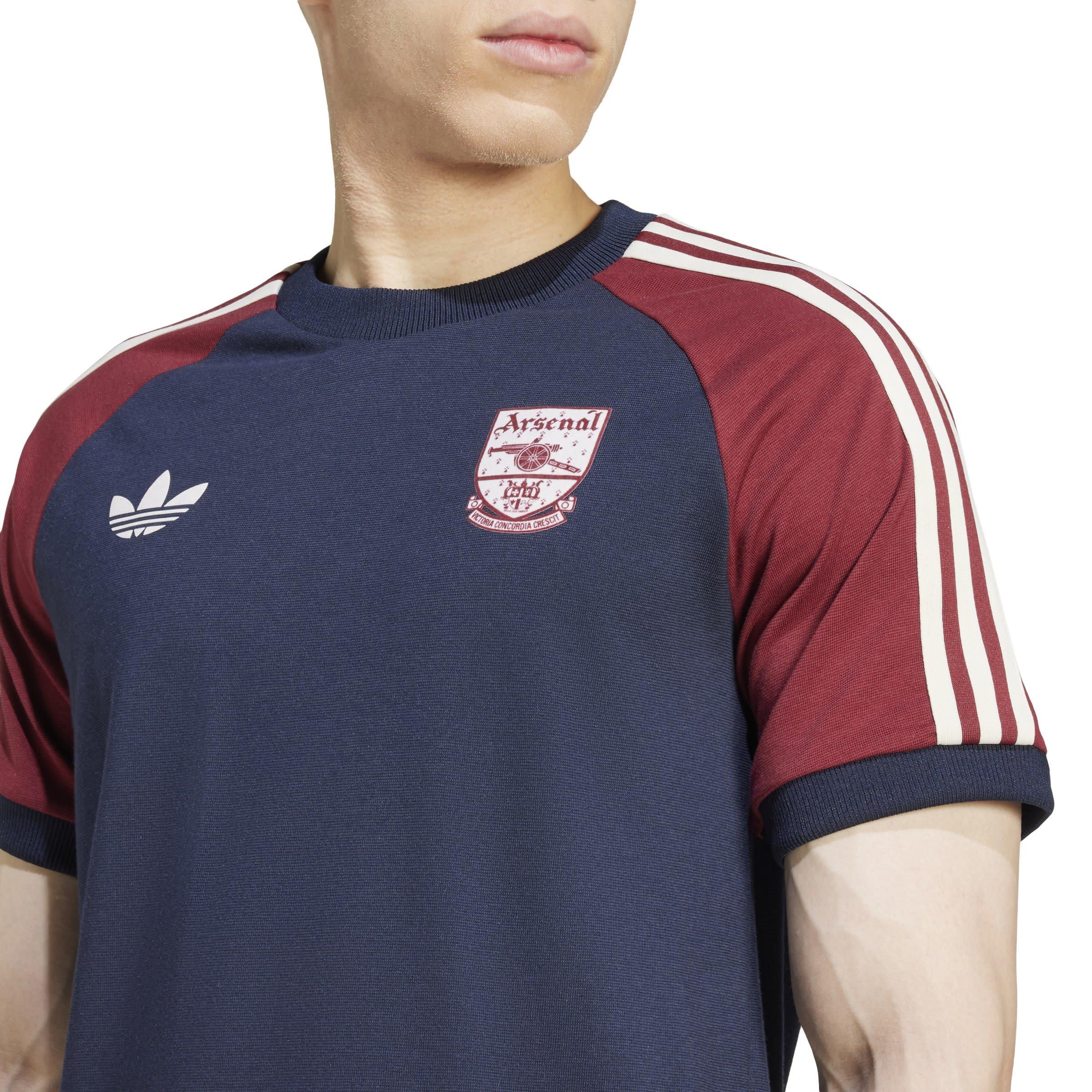 adidas Originals Arsenal Adicolor Classics 3 Stripes T Shirt Adults