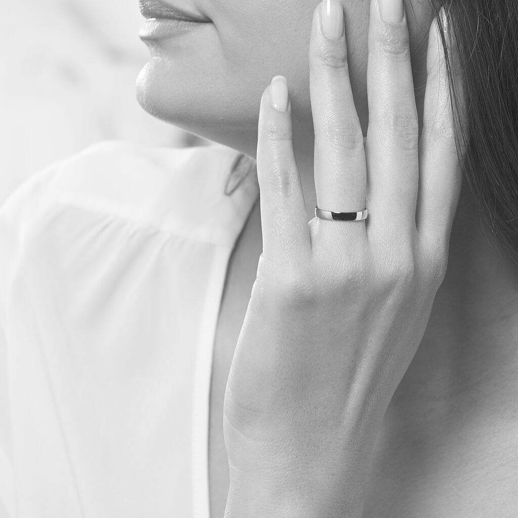 Alliance Julie Ruban Classique Or Blanc