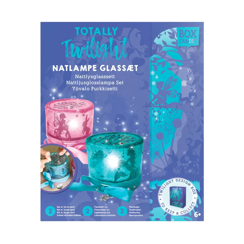 BOX CANDIY Night Light Jars - Totally Twilight - 1 stk
