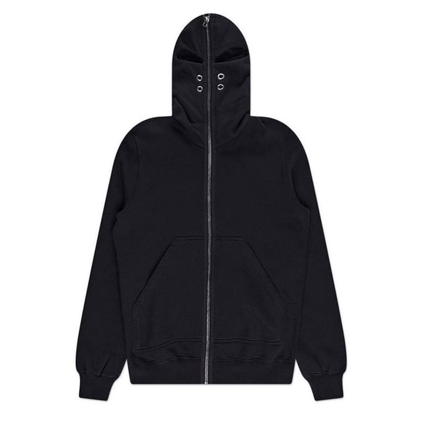 DragonRoad - Effen hoodie met rits