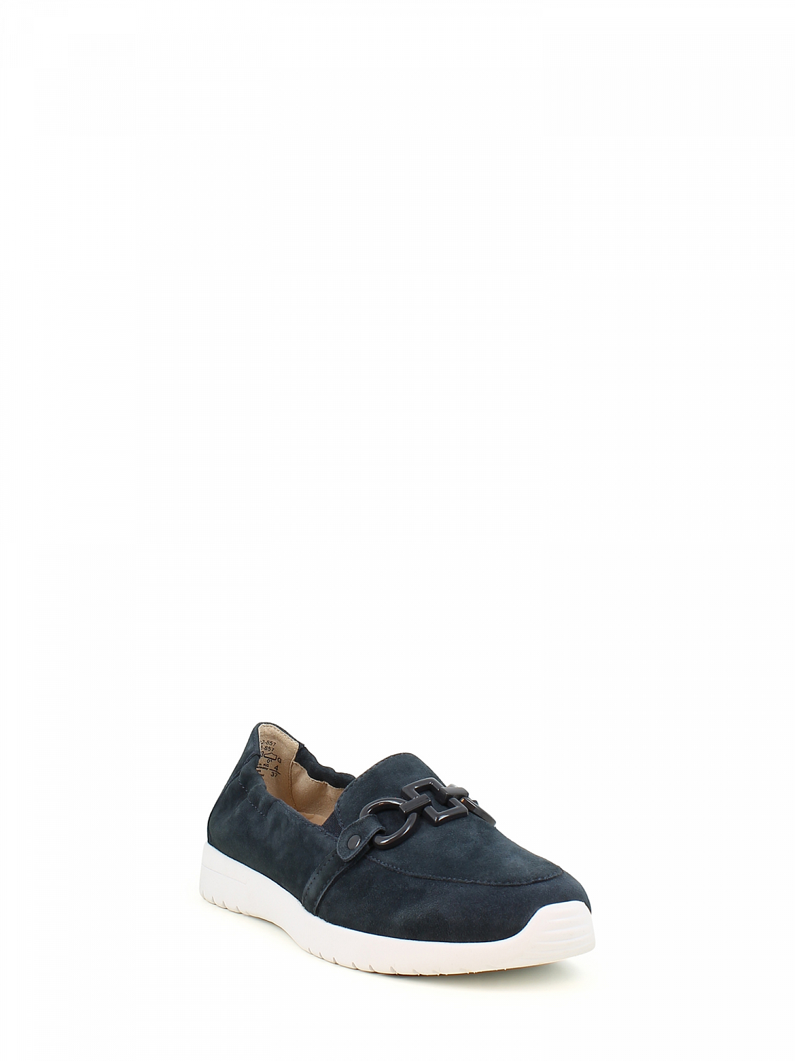 Caprice Navy Leather Loafer