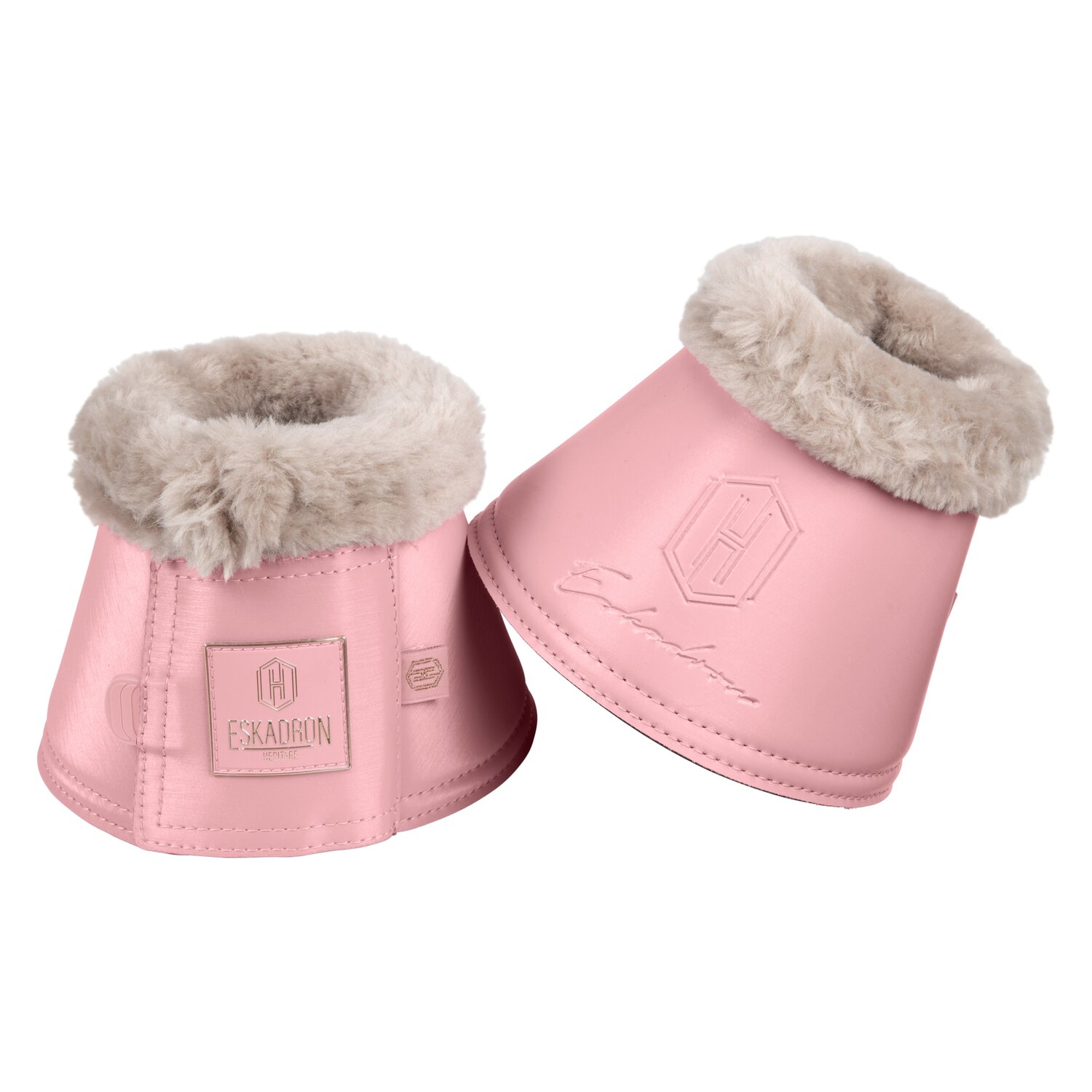 ESKADRON Heritage Sprungglocken Glamslate FauxFur  - pearl rose
