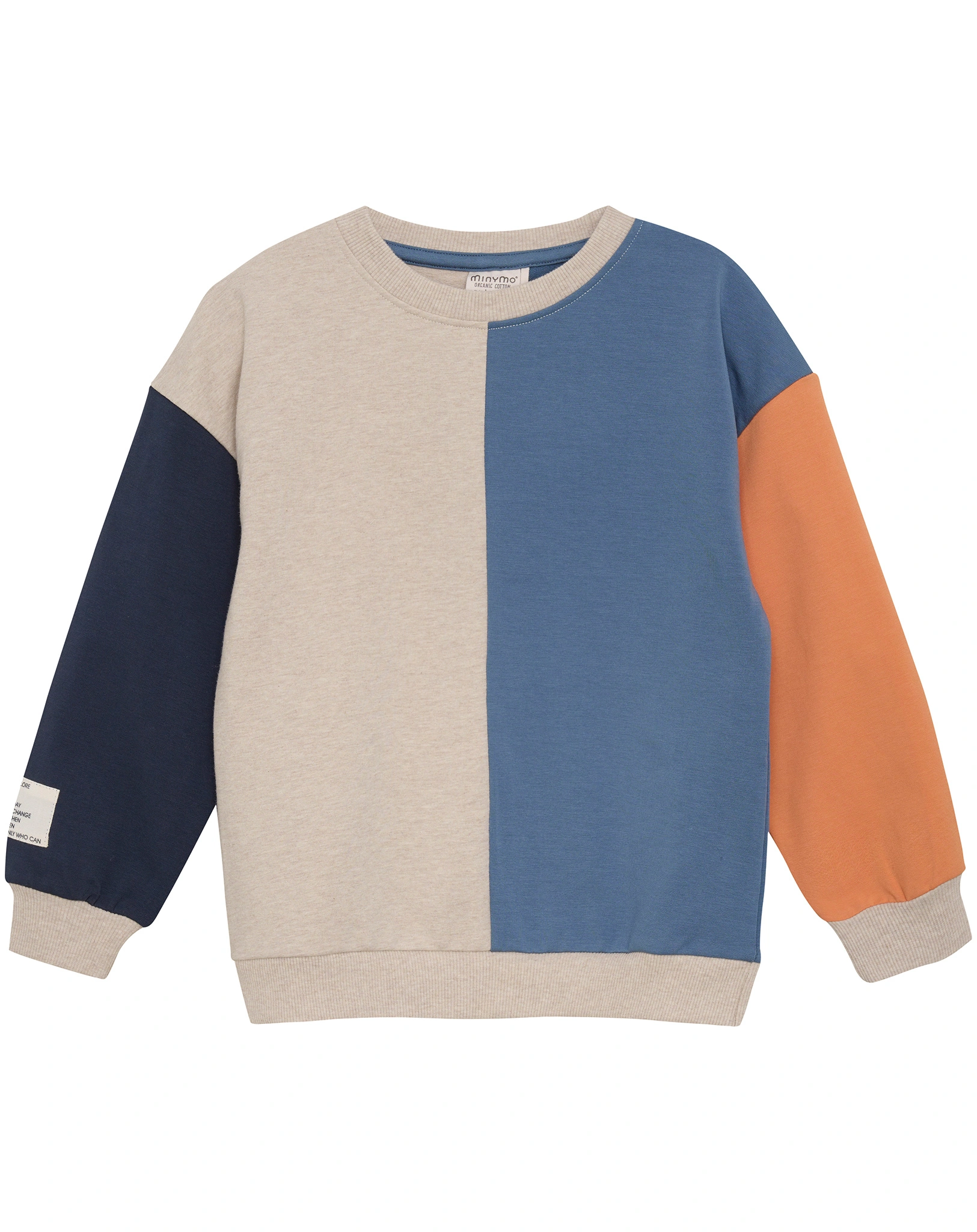 Sweatshirt COLOR BLOCKS in bunt