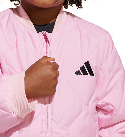 adidas Performance Steppjacke - LK LT PAD JKT - Schwarz/Schwarz