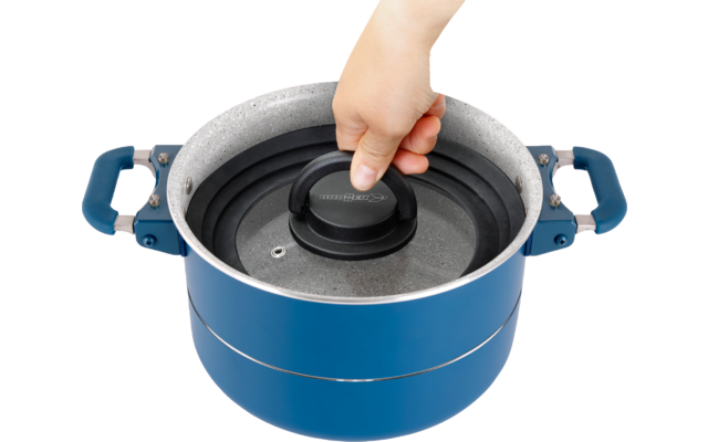 Brunner Carezza Magnetogrip 7+1 Kochtopfset mit Vacublock 8-tlg.