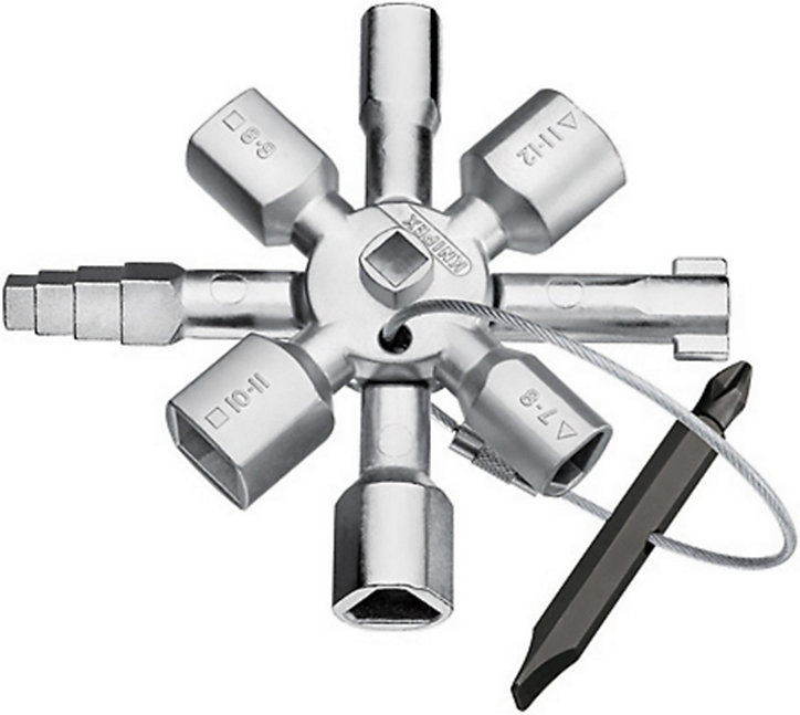 Clé universelle Knipex Twinkey 8 embouts