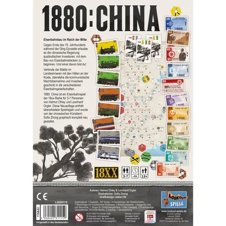 Asmodee Lookout Spiele 1880 China