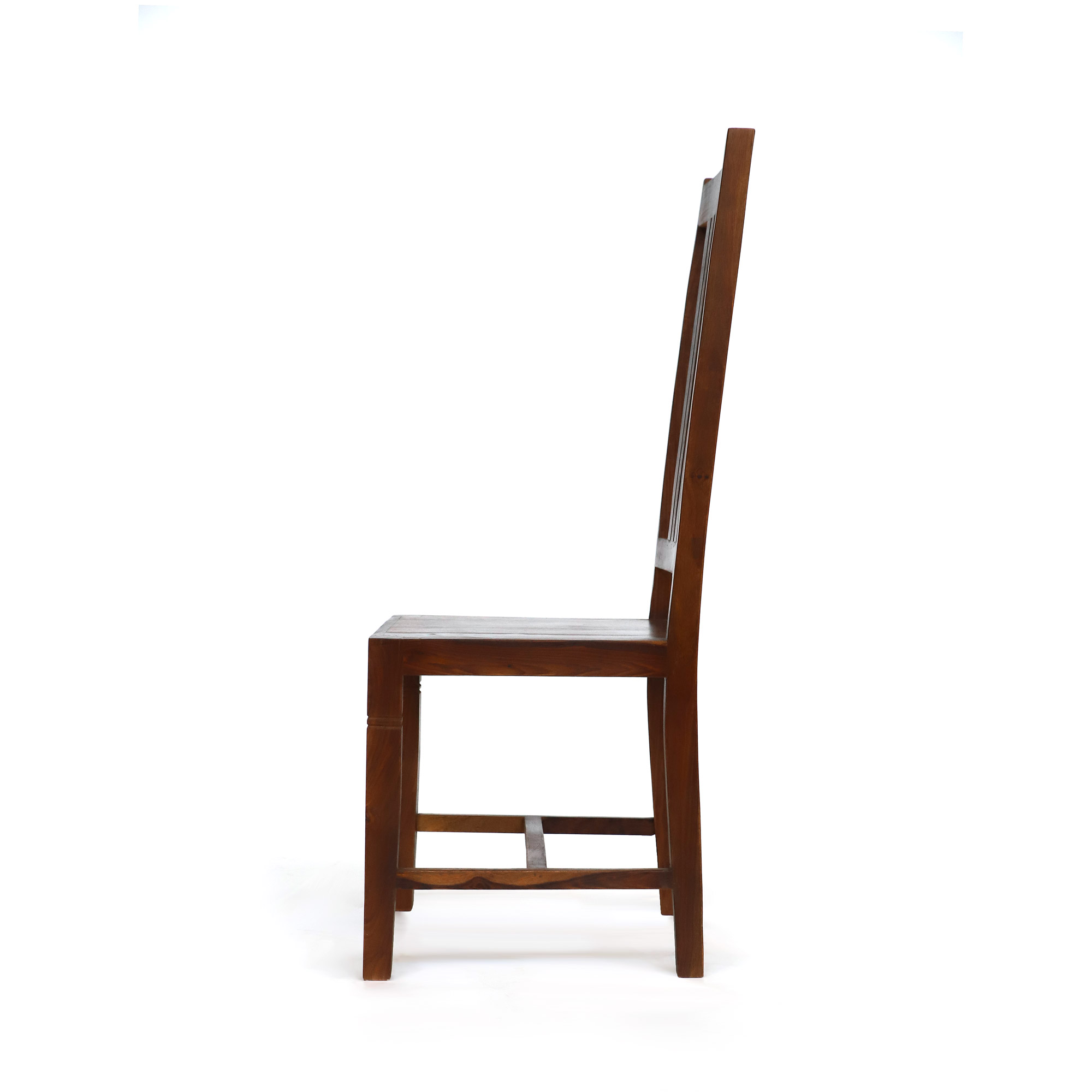 Stuhl aus Palisander, braun, B 43 cm, H 110 cm, T 45 cm von fischer's lagerhaus