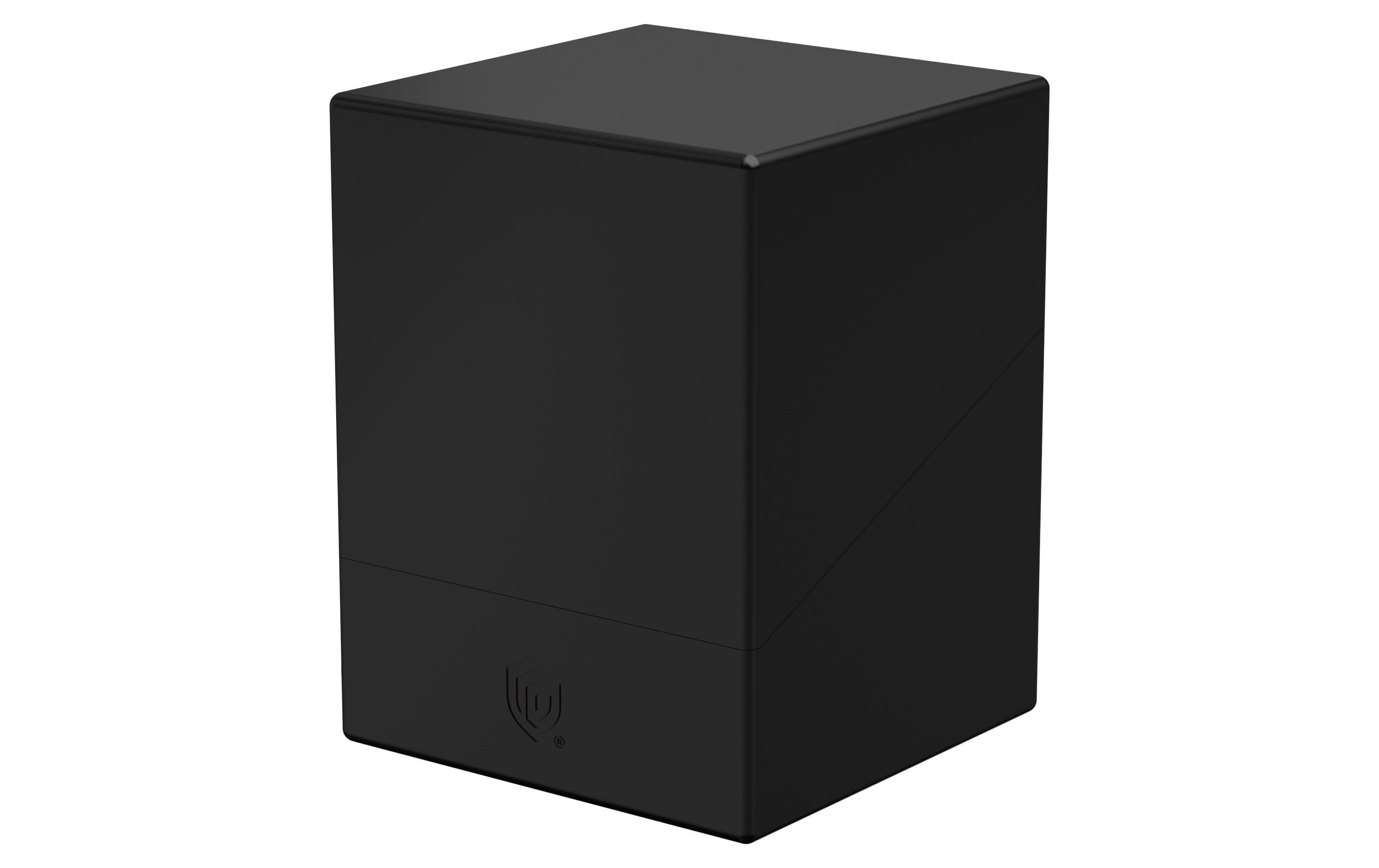 Boulder Deck Case 100+ Solid SchwarzHochwertige Aufbewahrungsbox für Karten der Standardgrösse