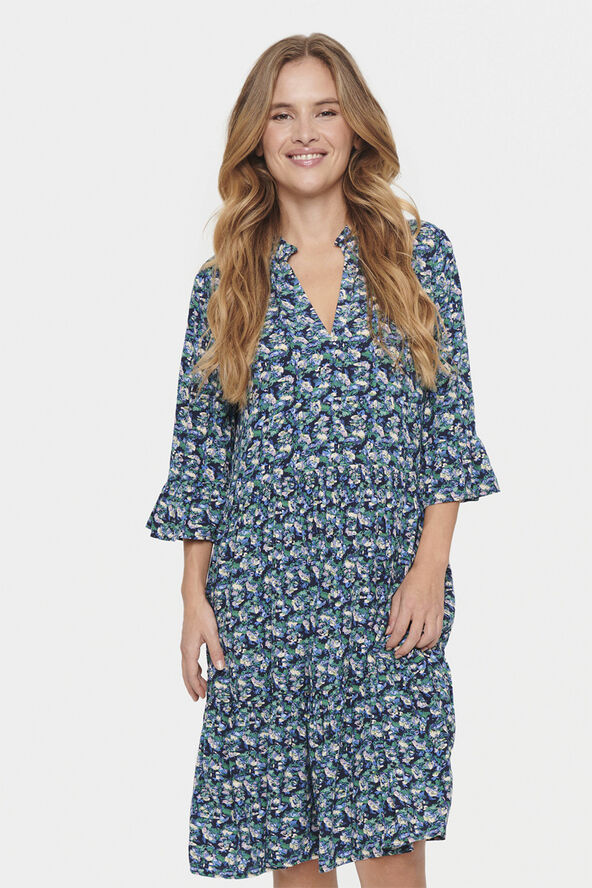 Saint Tropez EdaSZ Dress Night sky flower art