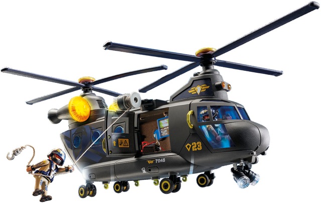 Playmobil® Konstruktions-Spielset »SWAT-Rettungshelikopter (71149), My Action Heroes« Made in Europe; mit Licht und Sound