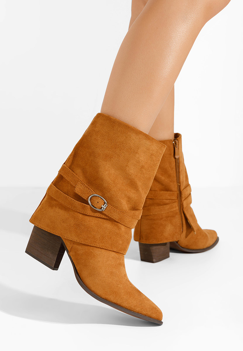 Bottines western femme chameau Katalena