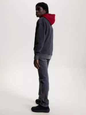 Moletom Varsity Acid Wash Relaxed Fit