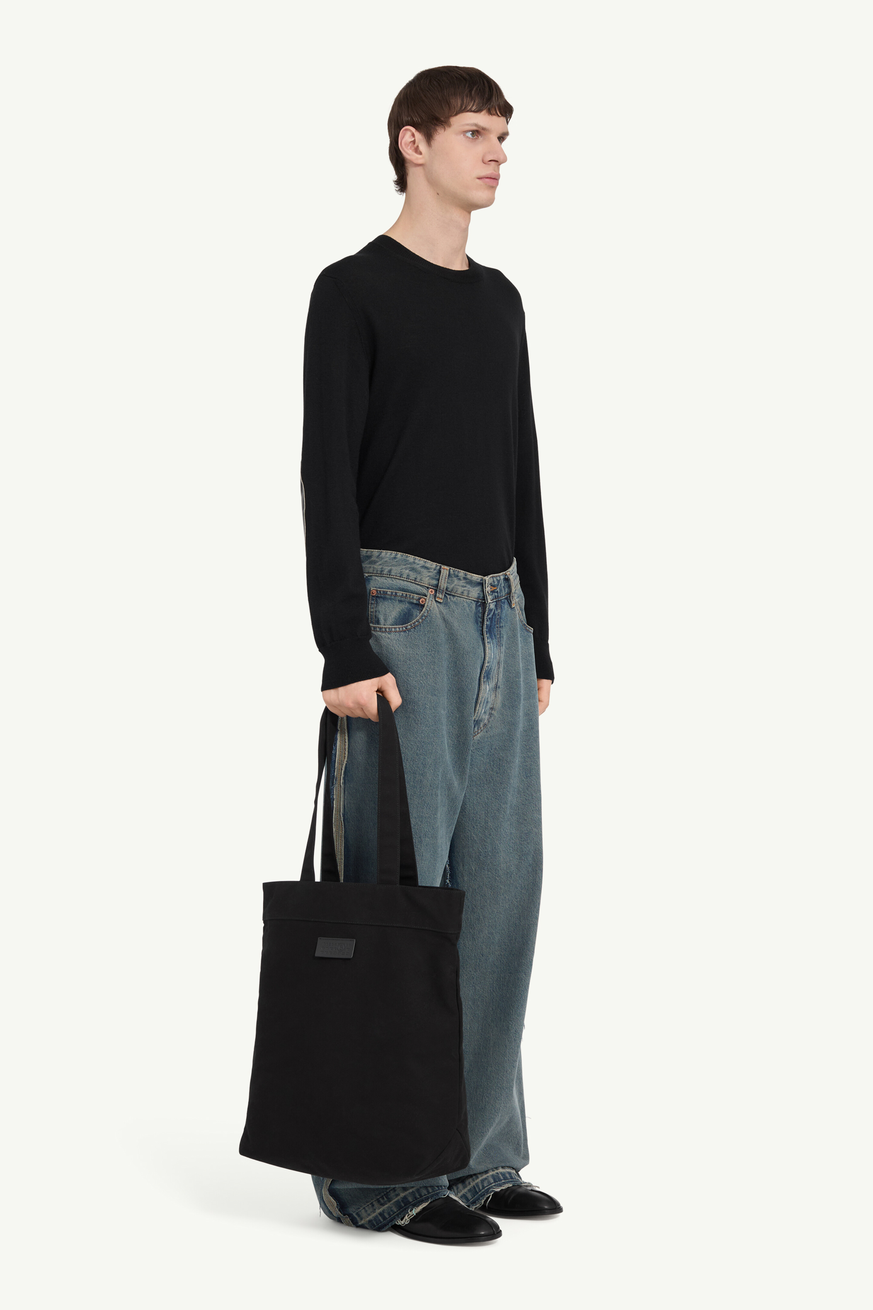Jean ample en coton pour homme | MM6