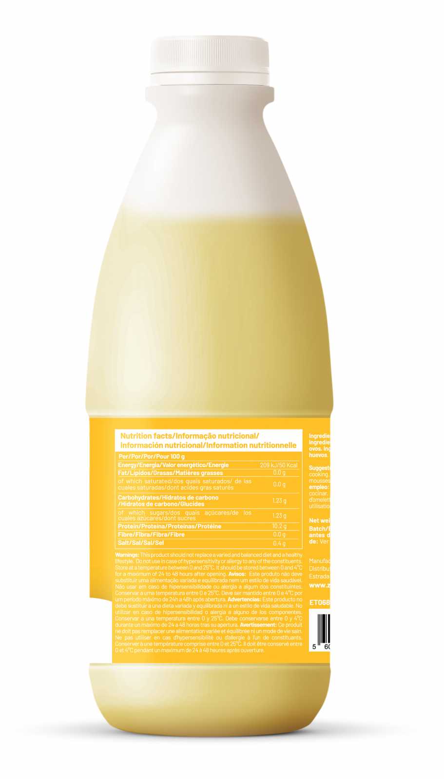 Zumub Zumub Claras de Ovo Líquidas 500g - Oportunidade