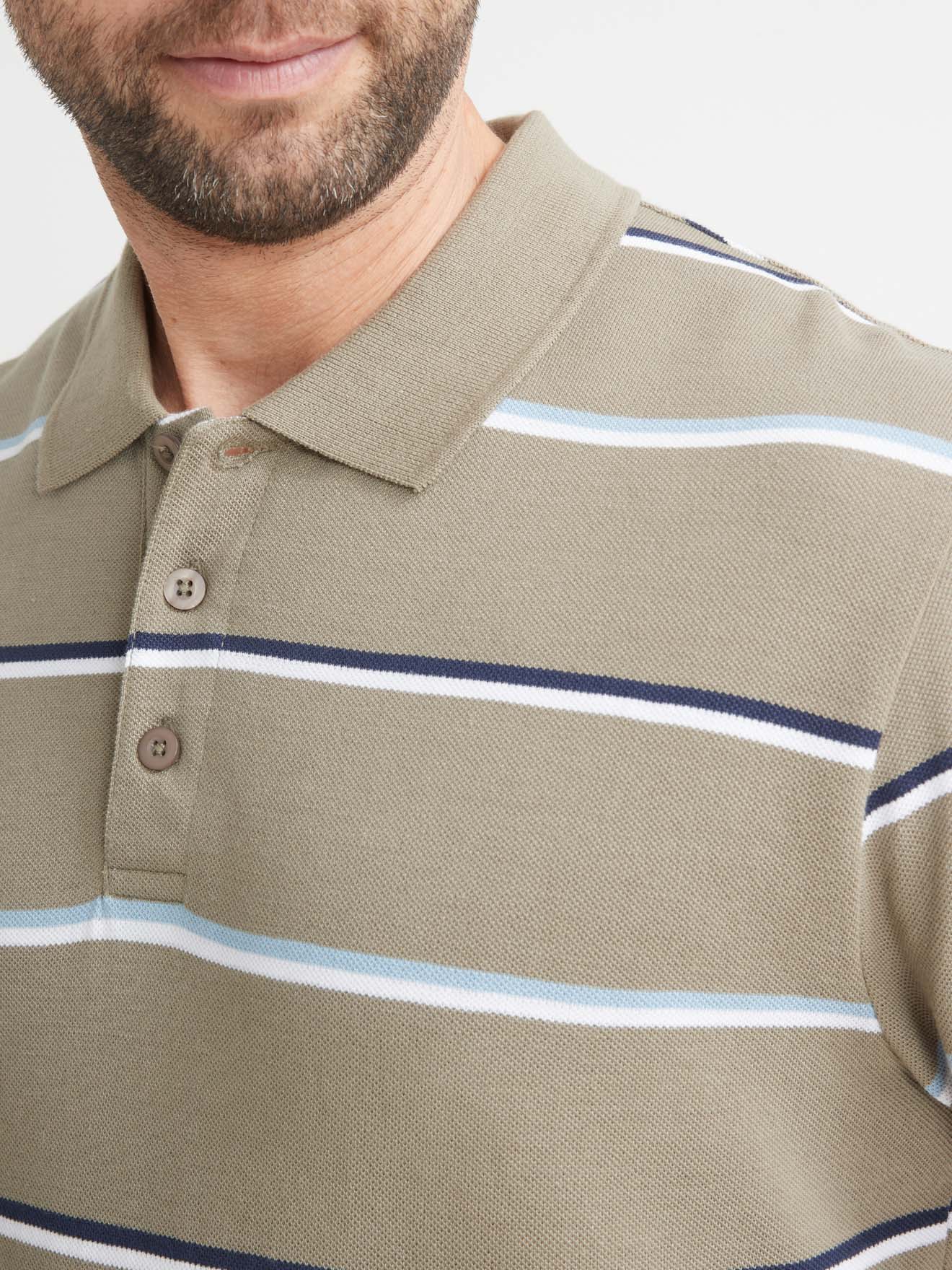 Polo manches courtes maille piquée
